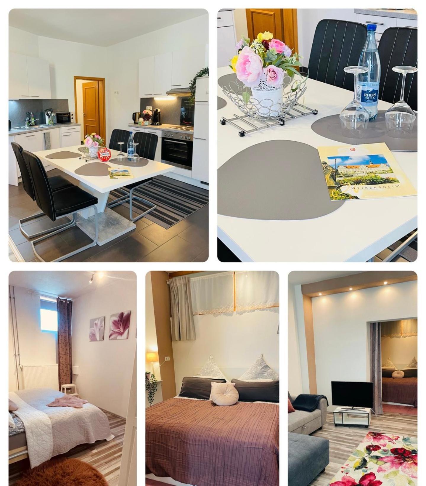 Ferienwohnung Marina An Der Romantischen Strasse 바이케르하임 외부 사진